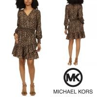 ราคา Michael Kors Women's Julia Smocked-Waist Tiered Dress Size L (New)155$ (26556964938)
