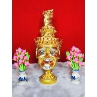 ราคา เศียรพ่อแก่​ เศียรครู​บรมครู​ประดับพลอย​ สวยงาม​ ขนาด5นิ้ว​พร้อมฐาน​ทอง​ (10192023755)