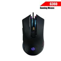 ราคา HP G360 RGB Optical Gaming Mouse Black USB เมาส์เกมมิ่งมีสาย (23683332413)