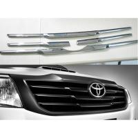 ราคา (4ชิ้น) ครอบกระจังหน้ารถ โตโยต้า วีโก้ แชมป์ 2012-2014 ชุบโครเมี่ยม TOYOTA HILUX VIGO CHAMP หน้ากระจัง คิ้วกระจังหน้า (8114586037)
