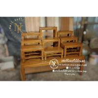 ราคา โต๊ะหมู่บูชาหมู่9หน้า9แบบเรียบ (24184729156)