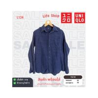 ราคา L134 เสื้อเชิ้ตมือสองคุณภาพดี ใส่สบาย ราคาถูก แบรนด์uniqlo (29403305471)