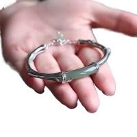 ราคา ✧กำไลไม้ไผ่ S925 สร้อยข้อมือเงินแท้เปิดเพื่อส่งแม่ สร้อยข้อมือหยกโบราณ Hetian ลมจีน สร้อยข้อมือหยกผู้หญิง (5190785413)
