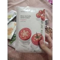 ราคา มาร์คหน้า REAL NATURE MASK SHEET TOMATO นำเข้าจากเกาหลี ของแท้ 100% (7577219566)