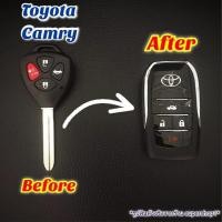ราคา กรอบกุญแจรีโมทพับโตโยต้า Toyota Camry แบบ 4 ปุ่มกด ใส่ได้ทั้ง 2-4ปุ่ม งานเกรดพรีเมี่ยม ((T4)) (4174299272)