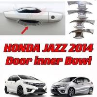 ราคา ฝาครอบมือจับด้านในประตู Honda Jazz 2014 (ชาม) - โครเมียม (23443705866)
