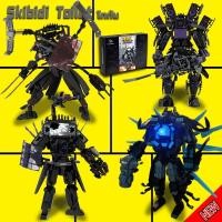 ราคา (อัพเกรด รุ่นใหญ่)ตัวต่อ skibidi toilet titan drill man clock man tv manไททัน speaker man camera man (28406400829)