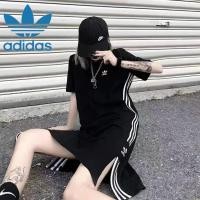 ราคา Adidas Originals ชุดเดรสคอกลม แขนสั้น ลําลอง สไตล์สปอร์ต สําหรับผู้หญิง (24531230959)