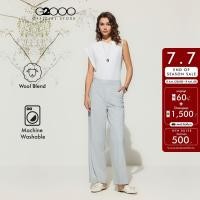 ราคา G2000 กางเกงสูทสำหรับผู้หญิง Straight Leg รุ่น 5125419392 GREY (26386141600)