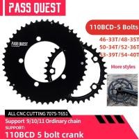 ราคา ใบจาน bcd 110 5 หลุม 2x chainring Road folding Gravel bike 9-11 ความเร็ว 46-33T 48-35T 50-34T 52-36T 53-39T 54-40T (17795586248)
