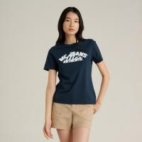 ราคา Mc jeans เสื้อยืดแขนสั้นผู้หญิง คอกลม สีกรมท่า MTTZ964 (28733005471)