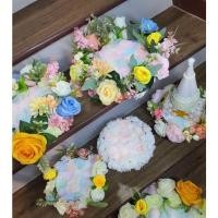 ราคา พานมินิมอล พานขันหมาก พานขันหมากเอก ดอกไม้ประดิษฐ์ (15112812797)