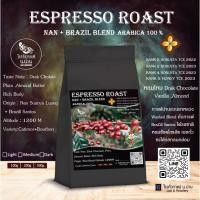 ราคา เมล็ดกาแฟคั่วเข้ม Drak Roastรุ่น Espresso roast เบลนด์ น่าน+บราซิล( Arabica 100% ) (6232043233)