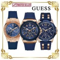 ราคา [100% Authentic] Guess Crystal Blue Dial Ladies Luxury Watches Jam Tangan Lelaki Wanita W1049G2 W1053L1 W1094 (27324604827)
