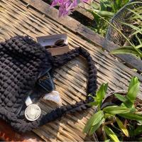 ราคา Use like very new Shoopen bag สีดำ Normal size คลอสบอดี้ได้ แท้ (17893259905)