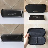 ราคา กล่องแว่น กล่องแว่นว่ายน้ำ แบรนด์ Speedo และ GUESS ของแท้ ช่วยกันกระแทก เคสแข็งมาก สภาพสวย (27134154347)