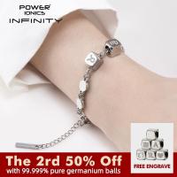ราคา เครื่องประดับสร้อยข้อมือกําไลข้อมือแฟชั่นผู้หญิงอินฟินิตี้อินฟินิตี้ 99.999% 3 มม. (26864339802)