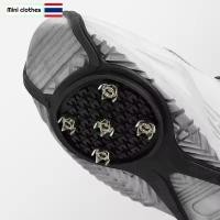 ราคา สายรัดรองเท้ากันลื่น รองเท้ากันลื่นหิมะ แผ่นสตั๊ดติดรองเท้า สำหรับเดินบนหิมะ อุปกรณ์เดินป่า 1 คู่ (25744919789)