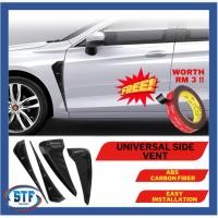 ราคา 1 คู่คาร์บอนไฟเบอร์ด้านข้าง Fender รถ Universal ABS Vent Air Wing ฝาครอบ Shark Gills จัดแต่งทรงผมด้านข้าง Fender Air Vent Trim (20680145947)