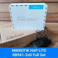 ราคา Mikrotik hAP Lite RB941-2nD Fullset (ไม่ใช่ hAP Lite TC) (26373039860)