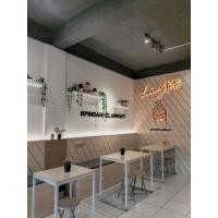 ราคา พีเอ็นเฟอร์นิเจอร์โคราช /ชุดโต๊ะ size mini ขาเหล็ก Top ไม้ยางพารา เก้าอี้หัวโล้น 2 ที่นั่ง 4 ที่นั่ง (27154345325)