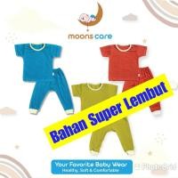 ราคา SML Moons Mixed Plain Moons Oblong Suit/ Mixed Oblong Shirt, ชุดนอนเด็กชุด SHORT CLOTHES (42505742697)