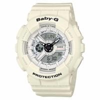 ราคา Casio Baby-G นาฬิกาข้อมือผู้หญิง สายเรซิ่น รุ่น BA-110PP-7A (2072671040)