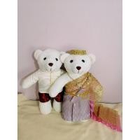 ราคา ตุ๊กตาหมีคู่ ชุดไทย ขนาด12นิ้ว (3751519949)