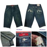 ราคา EVISU jeans กางเกงยีนส์สี่ส่วน (20771536011)