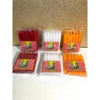 ราคา เทียน เทียนหอม เทียนไข เทียนไหว้พระ เทียนหอม 9 หุนสั้น ตราเต่ามังกร สีขาว สีเหลือง สีแดง (พร้อมส่ง) (4479772774)