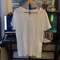ราคา H&M by Divided เสื้อยืดสีขาวเรียบ เนื้อผ้าดีมาก-โล๊ะตู้ (28176837850)