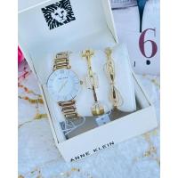 ราคา นาฬิกา Anne Klein Women's Crystal Accented Bracelet Watch & Bracelet Set ของแท้ (15347218612)