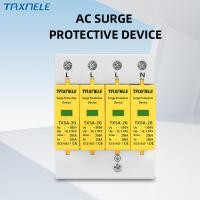 ราคา Ac SPD 4P 275V 385V 420V 40KA 60KA House Lightning Surge Protector ป้องกัน Arrester อุปกรณ์ (27712546602)
