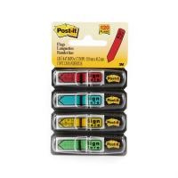ราคา แฟล็กซ์ 1.19x4.32 ซม. Post-it 684SH 30 แผ่น/สี (แพ็ค 4 สี) คละสี (18819503988)
