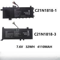 ราคา แบตเตอรี่แล็ปท็อป C21N1818-3สำหรับ ASUS v4000f/D v4200j/E x509f x412f (29413351072)