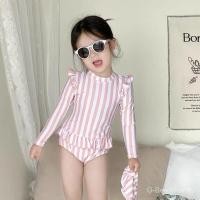 ราคา ชุดว่ายน้ำเด็กผู้หญิงน่ารักใหม่กันแดดเด็กชุดว่ายน้ำเด็กชุดว่ายน้ำเจ้าหญิงแขนยาววันพีชเด็กว่ายน้ำ (42150728976)