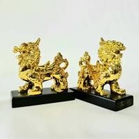 ราคา ปี่เซียะสีทองคู่ ปี่เซียะดูดทรัพย์ ปี่เซี๊ยะเรียกโชค สัตว์มลคลจีน สูง 3.5 นิ้ว พร้อมจัดส่ง (8810752267)