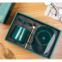 ราคา เครื่องอุ่นกาแฟ แก้วอุ่นกาแฟพร้อมฐานทำความร้อน (สีเขียว) เครื่องอุ่นกาแฟอเนกประสงค์ แก้วอุ่นกาแฟ เครื่องอุ่นชา (10980943402)