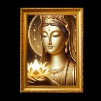 ราคา พระโพธิสัตว์กวนอิม พระแม่กวนอิม พระอวโลกิเตศวร มงคล ของขวัญ รูปพร้อมกรอบรูปบูชา (42201411284)