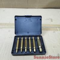 ราคา ชุดถอนน็อตเกลียวซ้าย ปลายสว่าน 6 ชิ้น เกลียวซ้ายถอนน็อต ชุดถอนน๊อตขาด ถอดน็อตเสีย ถอนสกรู SPEED OUT (12753240848)