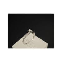 ราคา แหวนทองคำขาว14kชูเพชรแท้บ่าเพชรแท้ไซส์54 (26519787373)