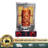 ราคา สแตนเลส Propane Doner Kebab Machine 2หัวอินฟราเรด เตาเคบับ 304 งานสแตนเลส เตาย่างเคบับแก๊ส Vertical Broiler With 2Burner (28130102290)