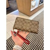 ราคา พร้อมส่ง coach กระเป๋าสตางค์ ซิปรอบ ของแท้ (1942917332)
