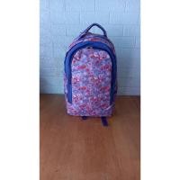 ราคา กระเป๋าเป้เอนกประสงค์ใส่โน้ตบุ๊คได้ผลิตจากผ้าลิปสต๊อปพิมพ์ลายหิ้วได้สะพายได้น้ำหนักเบากันน้ำซักน้ำได้มีช่องด้านนอกมีซิป (24185956390)