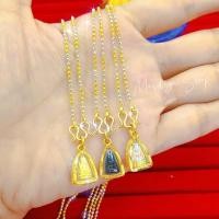 ราคา สร้อยพร้อมจี้หลวงปู่ทวด 1สลึง | สร้อยพร้อมจี้ จี้พระ จี้พระเศษทองหุ้ม ทองไมครอนเกรดพรีเมียม ใส่กับทองแท้ได้ สวยเหมือนแท้ (24820373530)