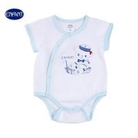 ราคา ENFANT (อองฟองต์) ชุดหมีแขนสั้นขาสั้น สำหรับเด็ก 3-6 เดือน ผ้าคอตตอน 100% สีขาว (26030467013)