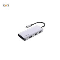 ราคา BELKIN USB-C 5-IN-1 MULTIPORT HUB ( HDMI+2 USB-A 3.0+SD CARD+MCRO SD ) อุปกรณ์แปลงสัญญาณ (23446560590)