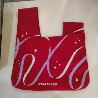 ราคา กระเป๋า Starbucks สตาร์บัค สีแดงลายคริสต์มาส ของใหม่แท้ (24934103543)