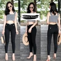 ราคา Jeans House กางเกงยีนส์ขายาว 602 สกินนี เอวสูง** (5238856279)