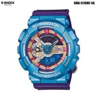 ราคา Casio G-Shock Mini นาฬิกาข้อมือผู้หญิง สายเรซิ่น รุ่น GMA-S110HC-6 - Purple/Blue (2065010570)
